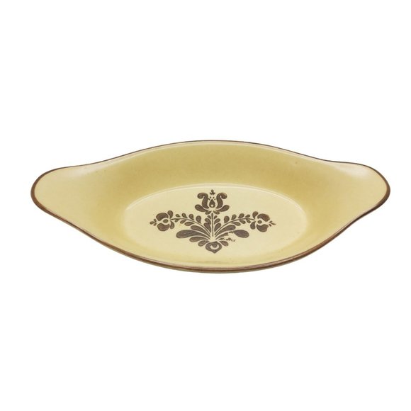 vintage platzgraff village stoneware au gratin 8oz dish - Picture 4 of 4